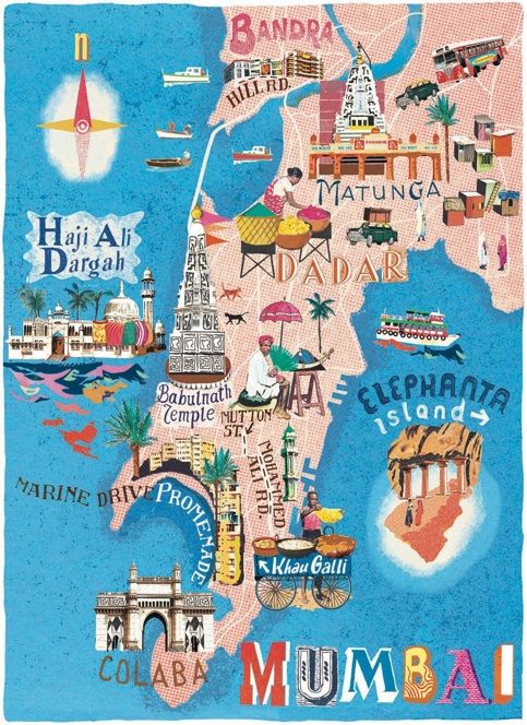 Map of Mumbai City